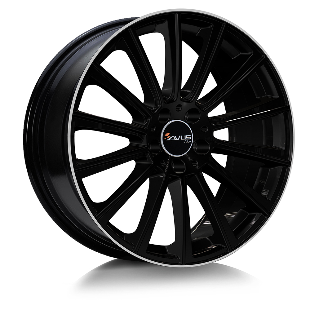 Cerchio AVUS: AC-M07 / BLACK POLISHED LIP